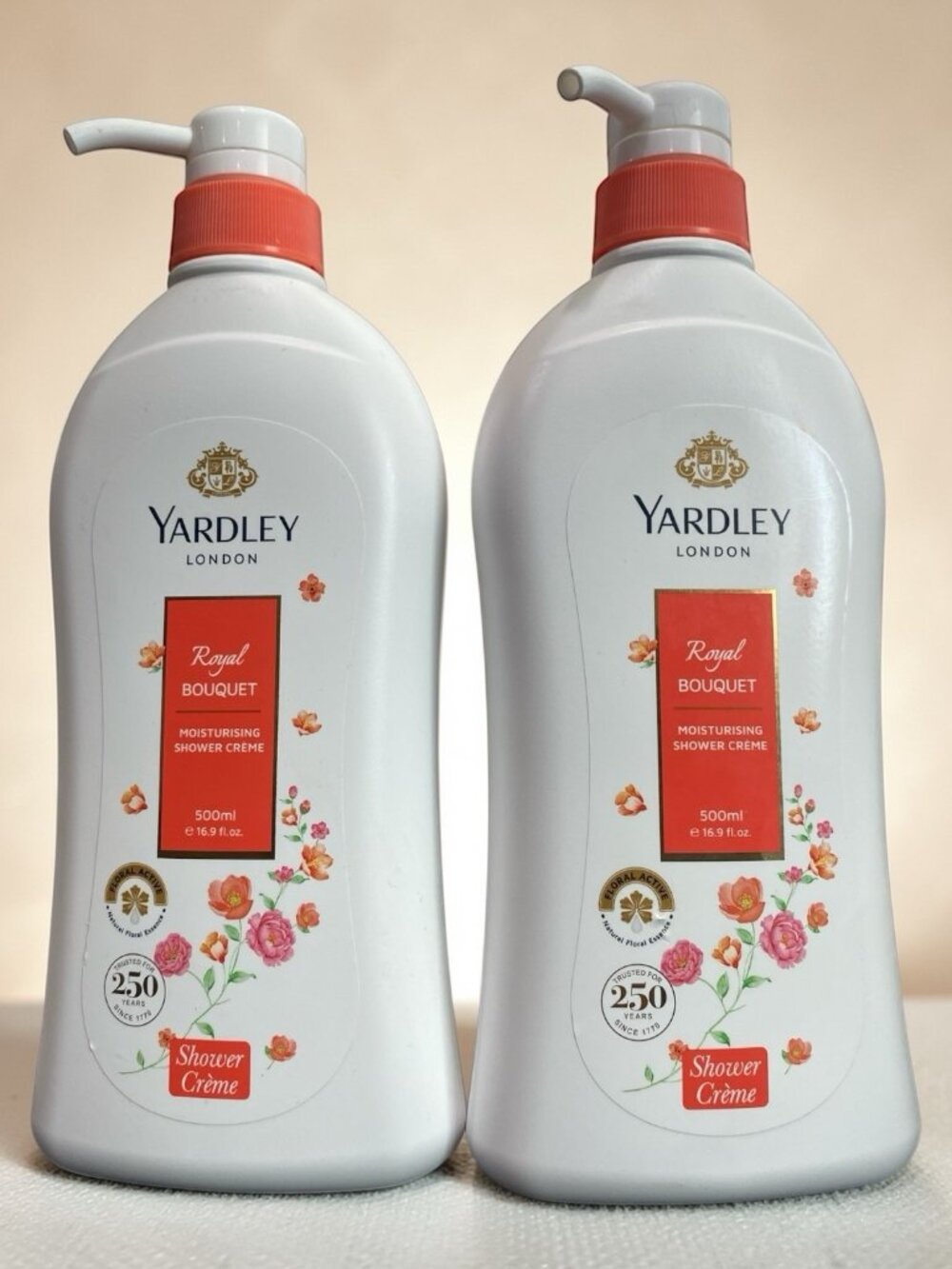YARDLEY LONDON Shower Creme Royal Bouquet 16.9 fl oz - 2 Pack!!!